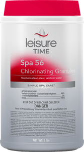 Leisure Time Spa 56 Chlorinating Granules 5lb with ScumBoat & Hot Tub Care E-Book