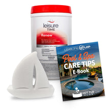 Load image into Gallery viewer, Leisure Time Spa 56 Chlorinating Granules 5lb with ScumBoat &amp; Hot Tub Care E-Book
