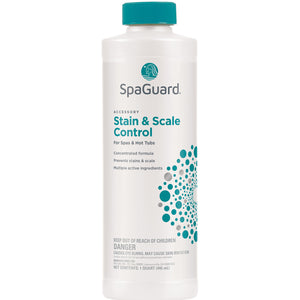 SpaGuard Stain & Scale Control prevents staining in hot tubs
