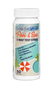 Swimming pool test strips chlorine bromine ph alkalinity and calcium hardness testing