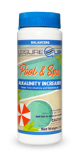 Load image into Gallery viewer, LeisureQuip Pool &amp; Spa Chemical Balancer Maintenance Kit - Contains Alkalinity Increaser, Calcium Increaser, pH Increaser, pH Decreaser, ScumBoat, &amp; Log Book
