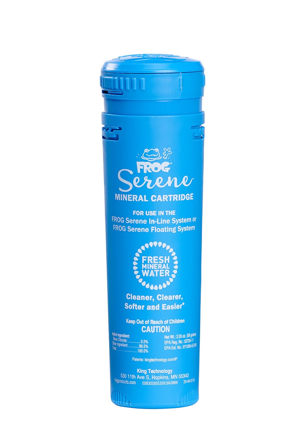 SPA FROG Serene Mineral Cartridge for Hot Tub - Blue - Lasts 4 Months!