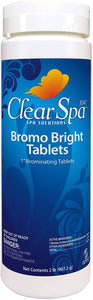 Clear Spa Bromo Bright Tablets brominating tabs for hot tub